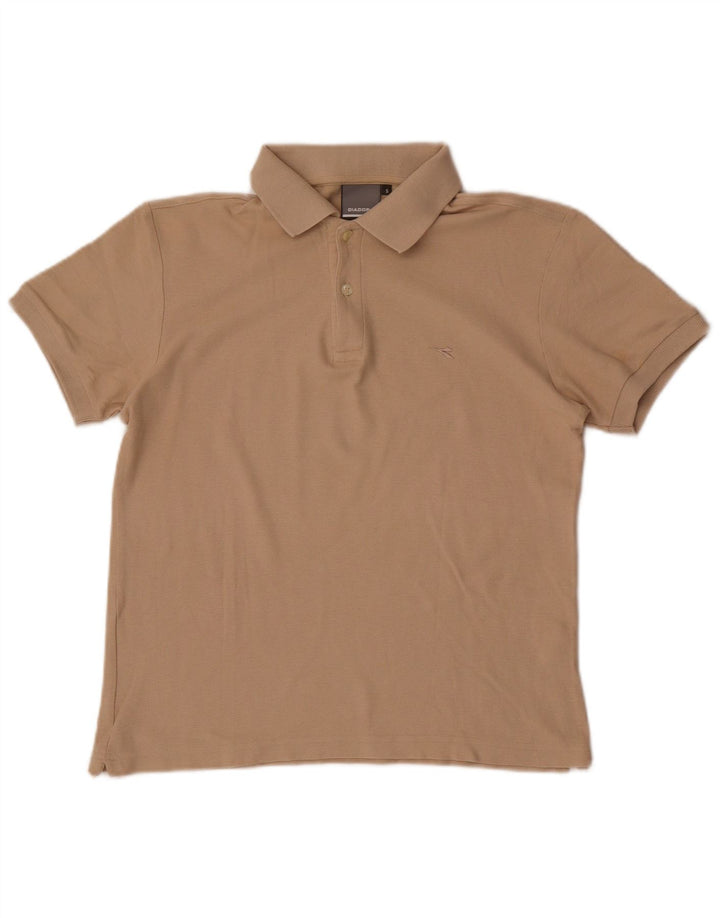 Diadora herre poloskjorte lille beige bomuld