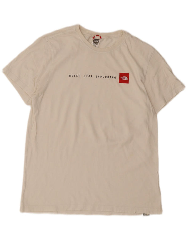 The North Face Herre Grafisk T-Shirt Top Stor Hvid