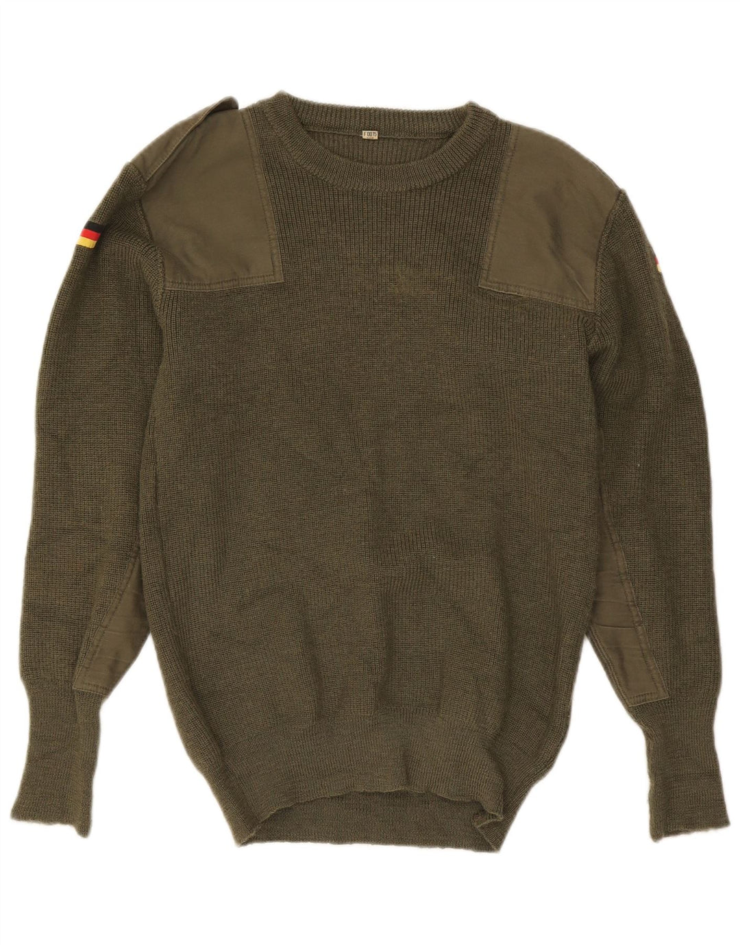 Vintage Herre Crew Neck Jumper Sweater IT 48 Small Green Army