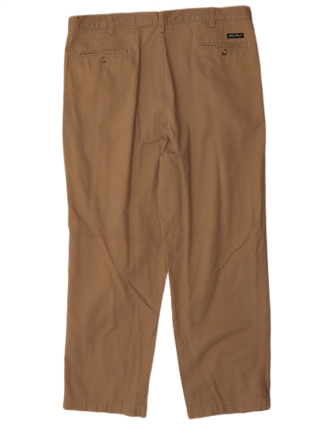 Eddie Bauer Herre Straight Pegged Chino Bukser W40 L30 Brun Bomuld