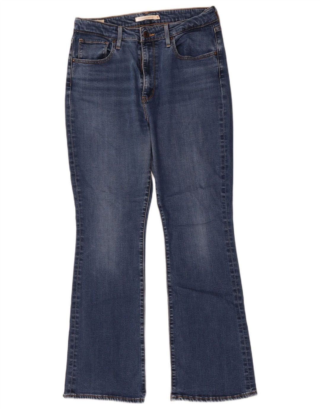 Levi's Dame 725 Højtalje Bootcut Jeans W31 L30 Blå Bomuld