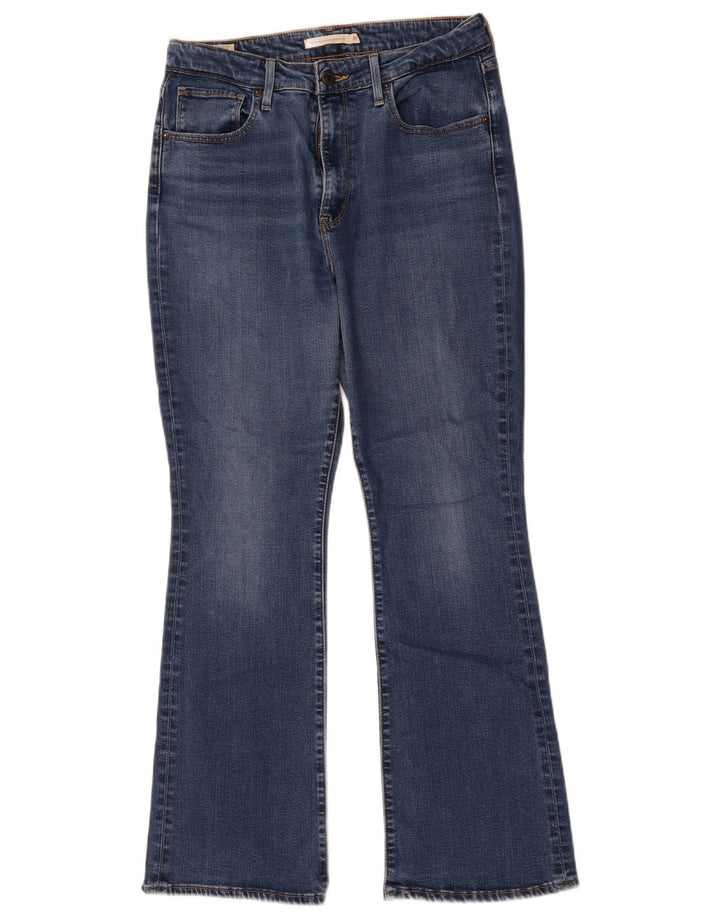 Levi's Dame 725 Højtalje Bootcut Jeans W31 L30 Blå Bomuld