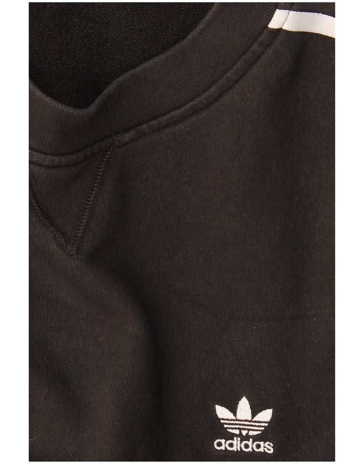 Adidas Dame Oversized Sweatshirt Jumper UK 22 3XL Sort