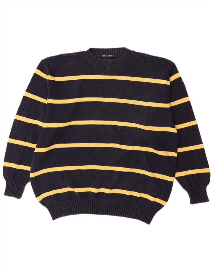 Paul & Shark Herre BRETAGNE trøjetrøje med rund hals Medium marineblå