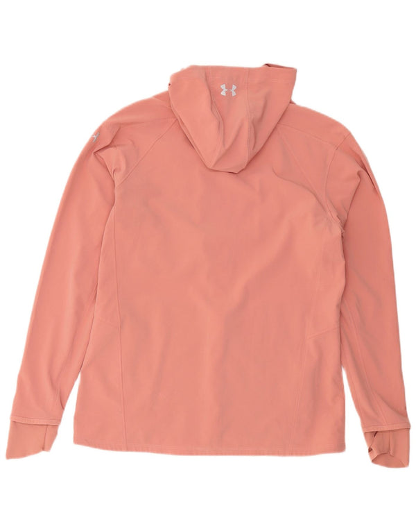 Under Armour Dame Hættetræningsdragt Topjakke UK 14 Medium Pink Polyester