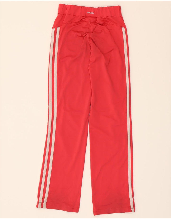 ADIDAS Girls Climalite Tracksuit Trousers 7-8 Years Small  Pink Polyester Vintage Adidas and Second-Hand Adidas from Messina Hembry 