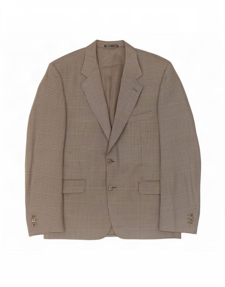 Corneliani Herre 2-knaps blazerjakke IT 54 2XL Grå Houndstooth
