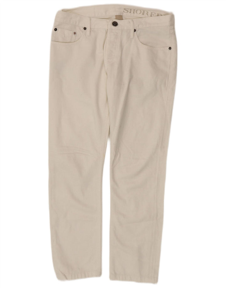 Burberry Slim Jeans til mænd W31 L28 hvid bomuld