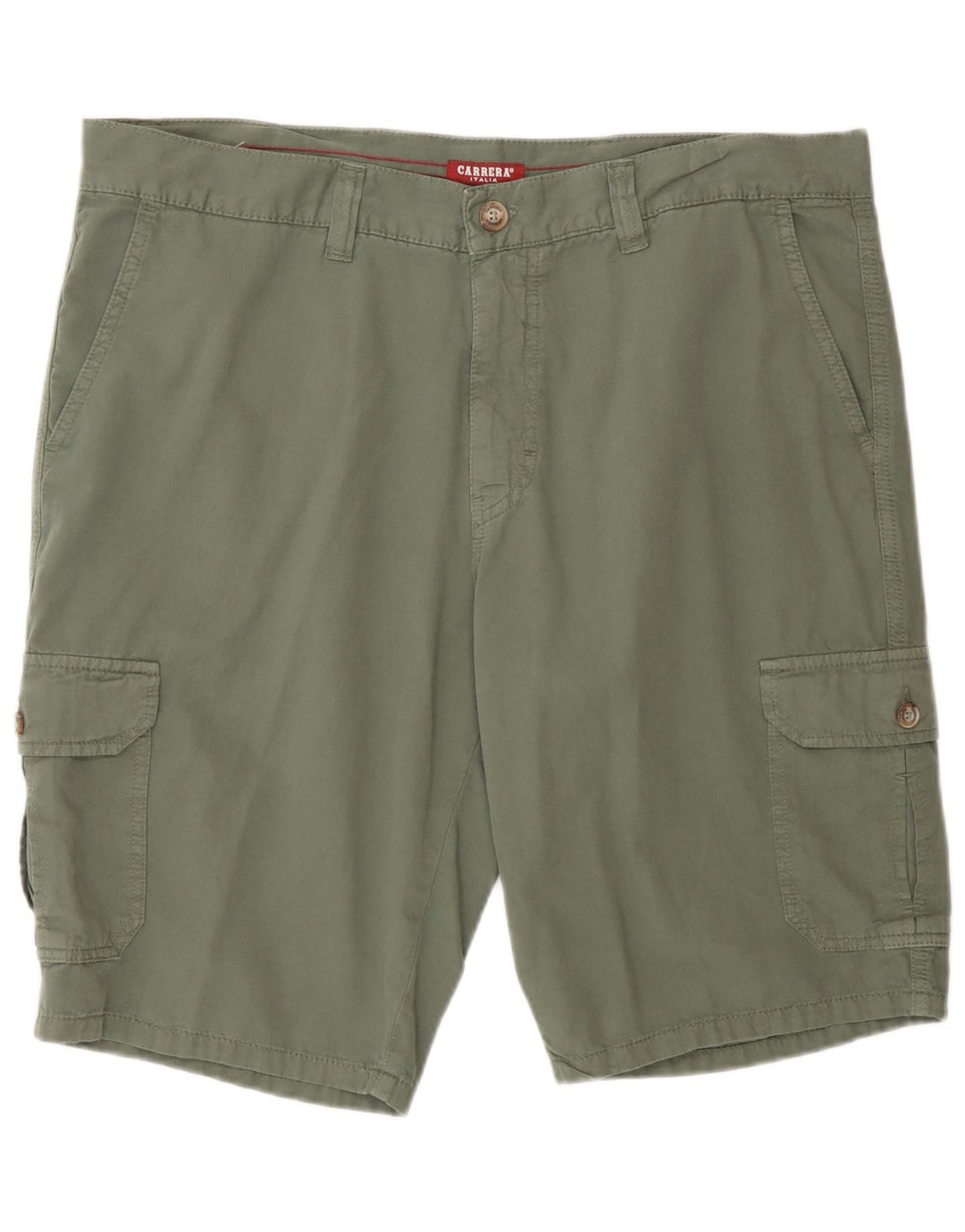 Carrera Herre Cargo Shorts IT 52 XL W36 Grøn Bomuld