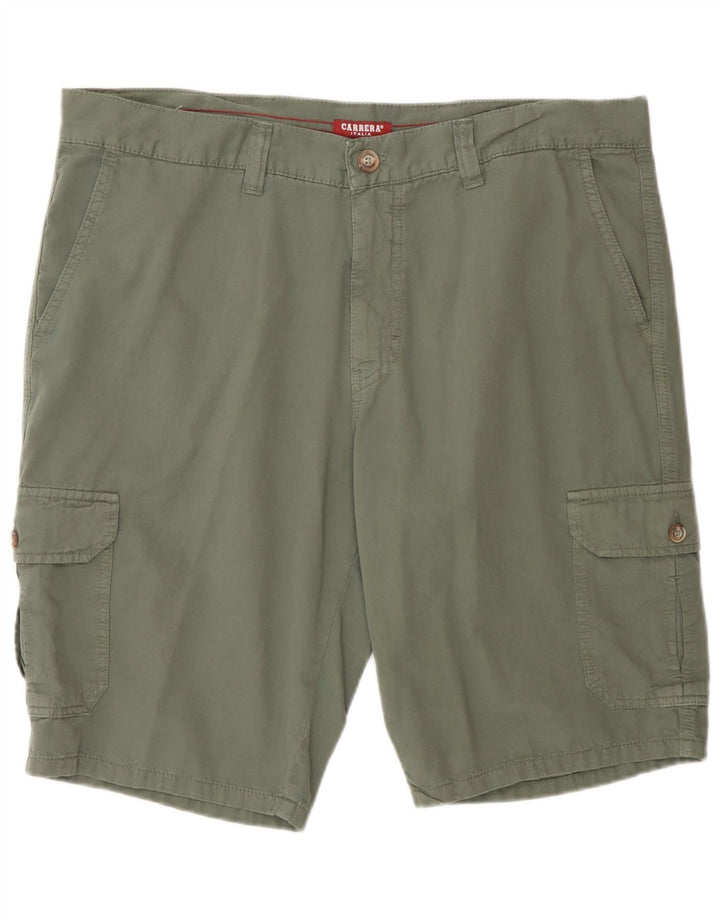 Carrera Herre Cargo Shorts IT 52 XL W36 Grøn Bomuld