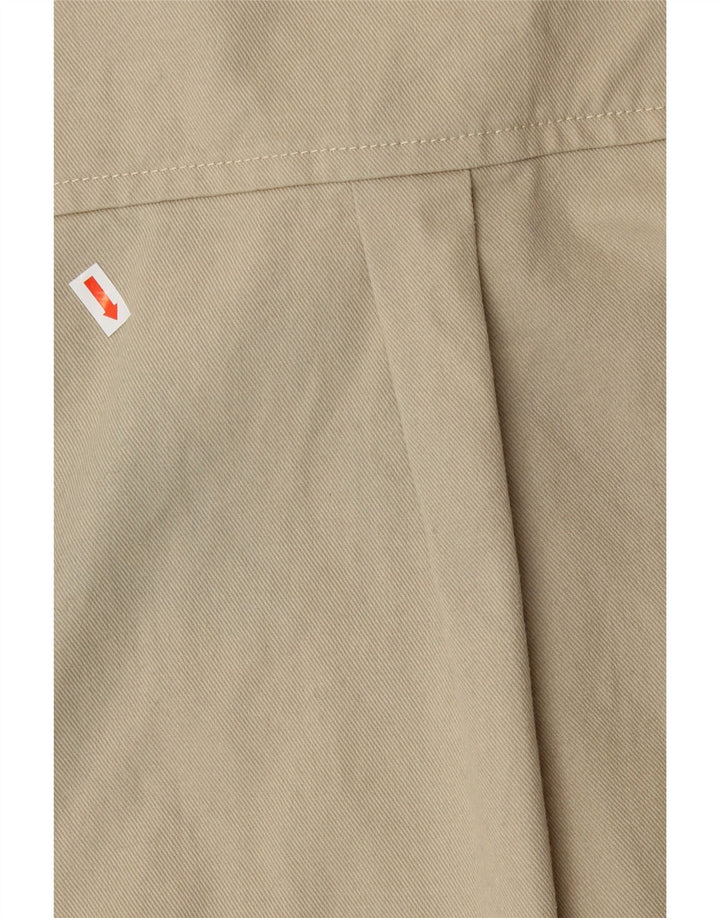 FAT FACE Oversized skjorte til kvinder UK 10 Small Beige Bomuld