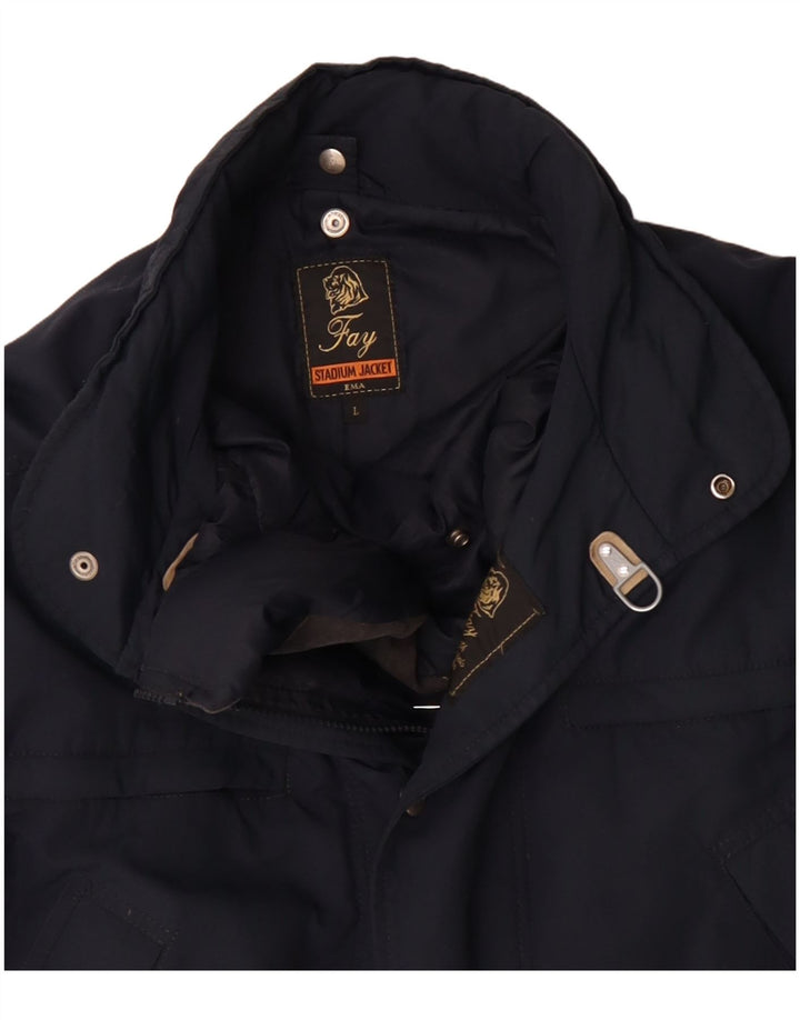 Fay Herre Ema Utility Jacket UK 40 Large Navy Blue