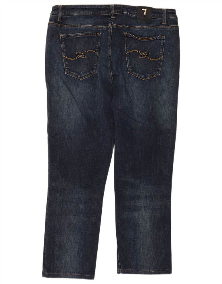 Trussardi herre cropped jeans W36 L24 blå
