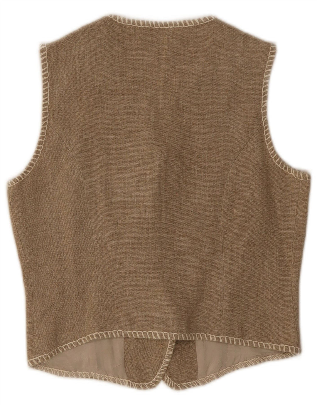 Halvfjerds damevest IT 44 Medium Beige Hør