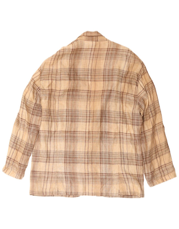 Vintage herre 3-knaps blazerjakke IT 52 XL Beige ternet