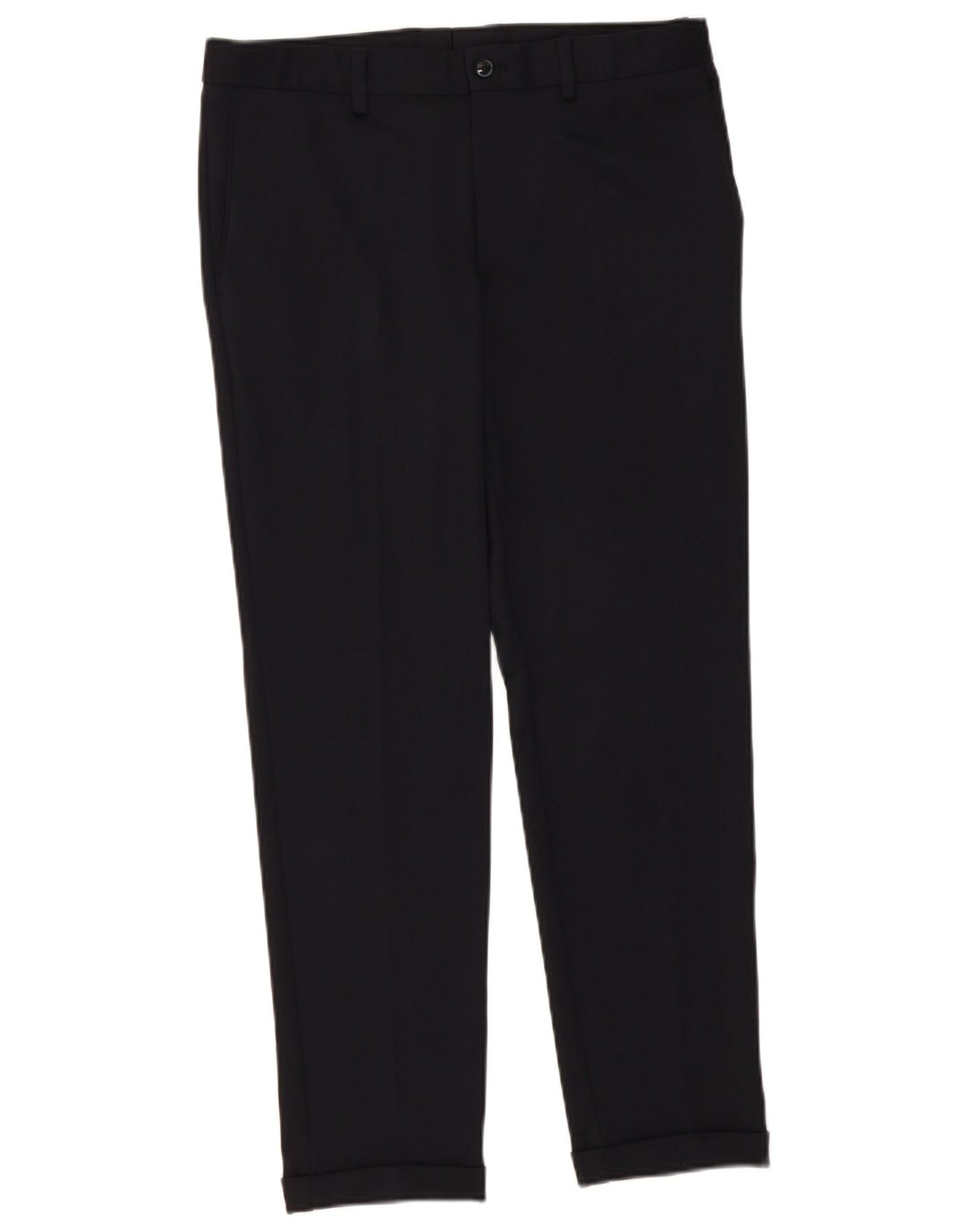 Zara Herre Slim Chino Bukser EU 40 Medium W31 L29 Marineblå Polyester