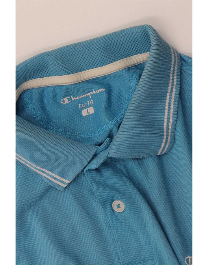 Champion Herre Easy Fit Polo Shirt Large Blue