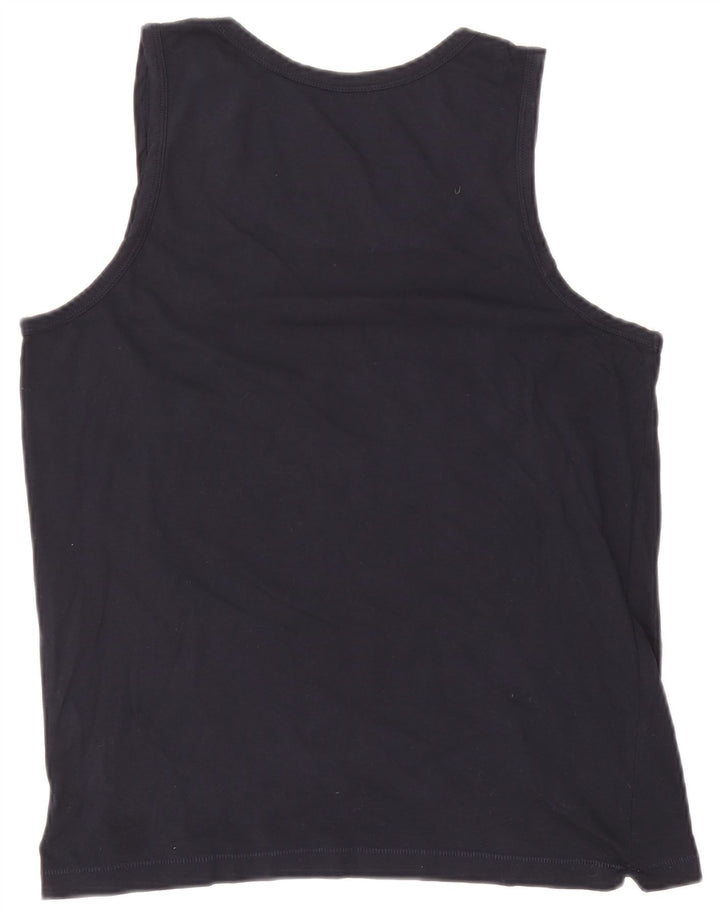 French Connection Damevest Top UK 14 Large Navy Blue