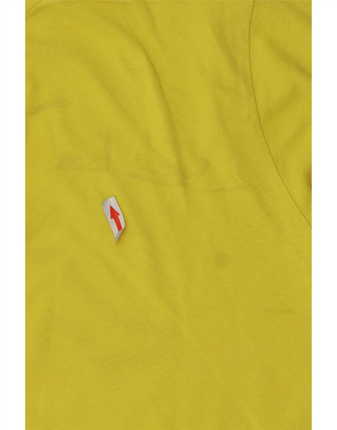 Kappa Herre Grafisk T-Shirt Top Medium Gul