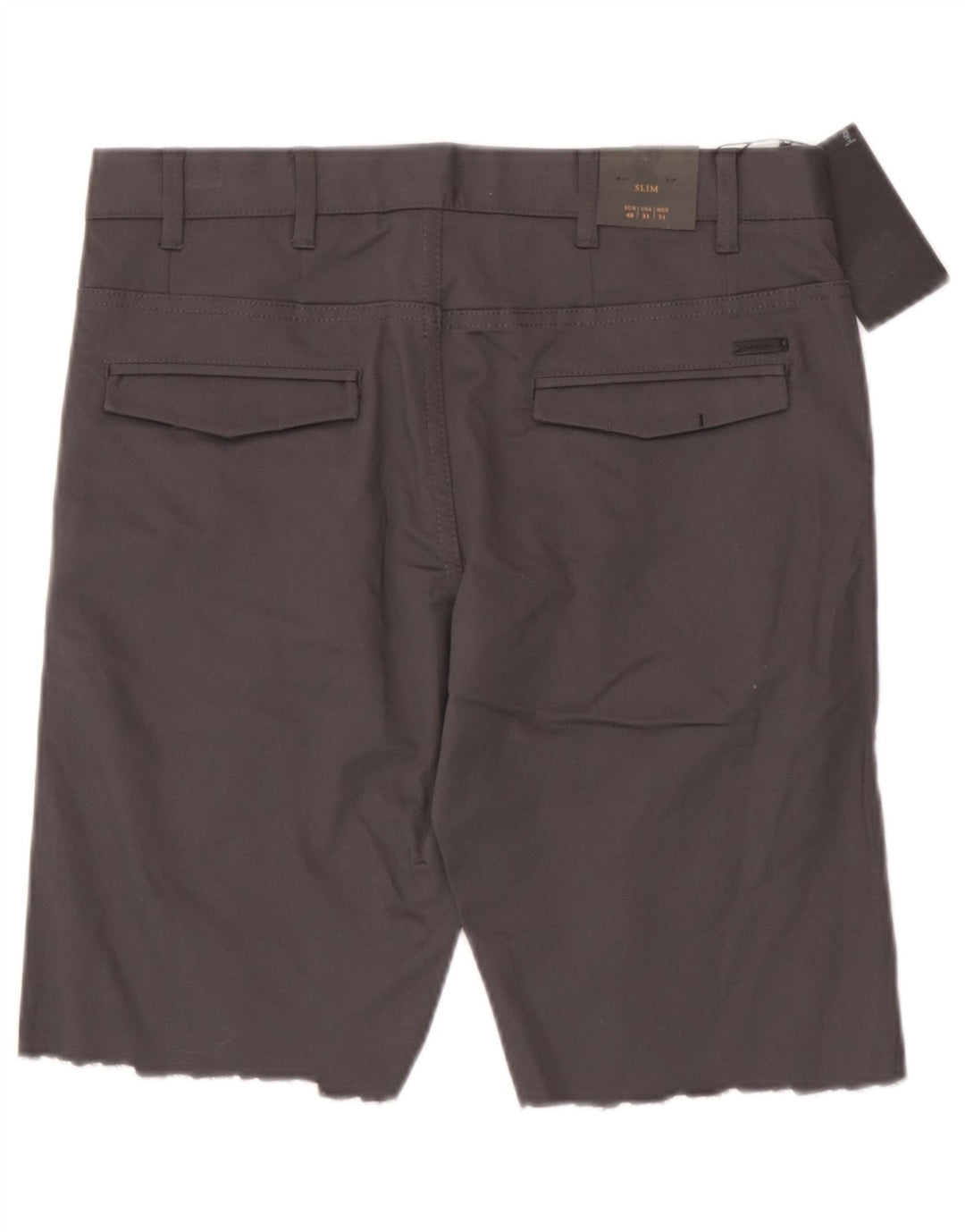 Zara Herre Chino Shorts EU 40 Medium W31 Grå Bomuld