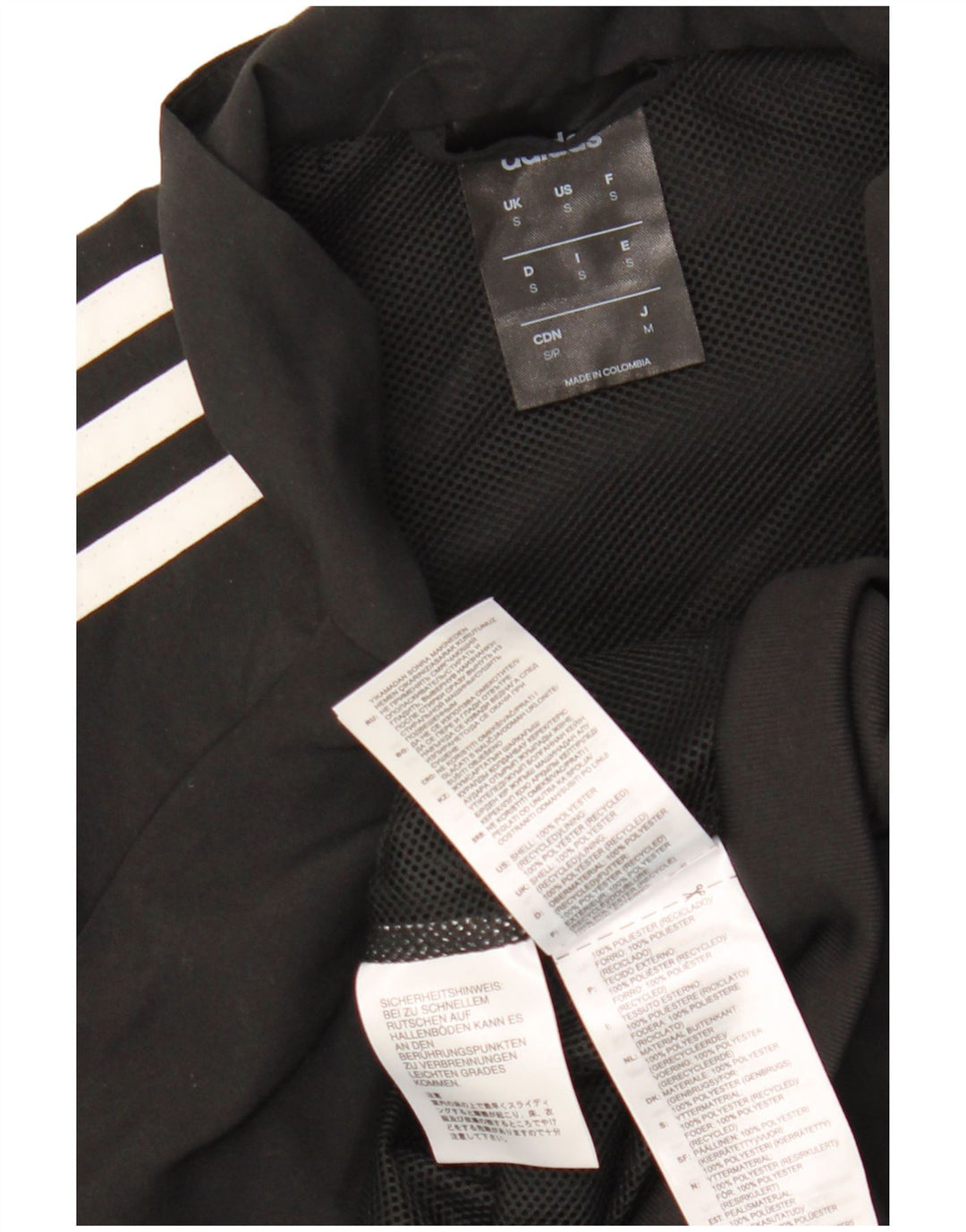 Adidas Herre Climalite træningsdragt Topjakke Lille sort polyester