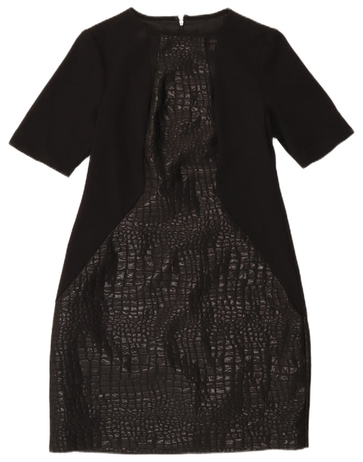 Coast Womens Sheath Dress UK 12 Medium Black Viscose