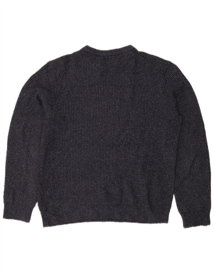Marks & Spencer Herre sweater med rund hals, stor marineblå flækket
