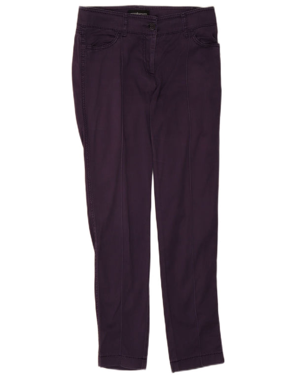 Roccobarocco Dame Slim Casual Bukser US 6 Medium W28 L28 Marineblå