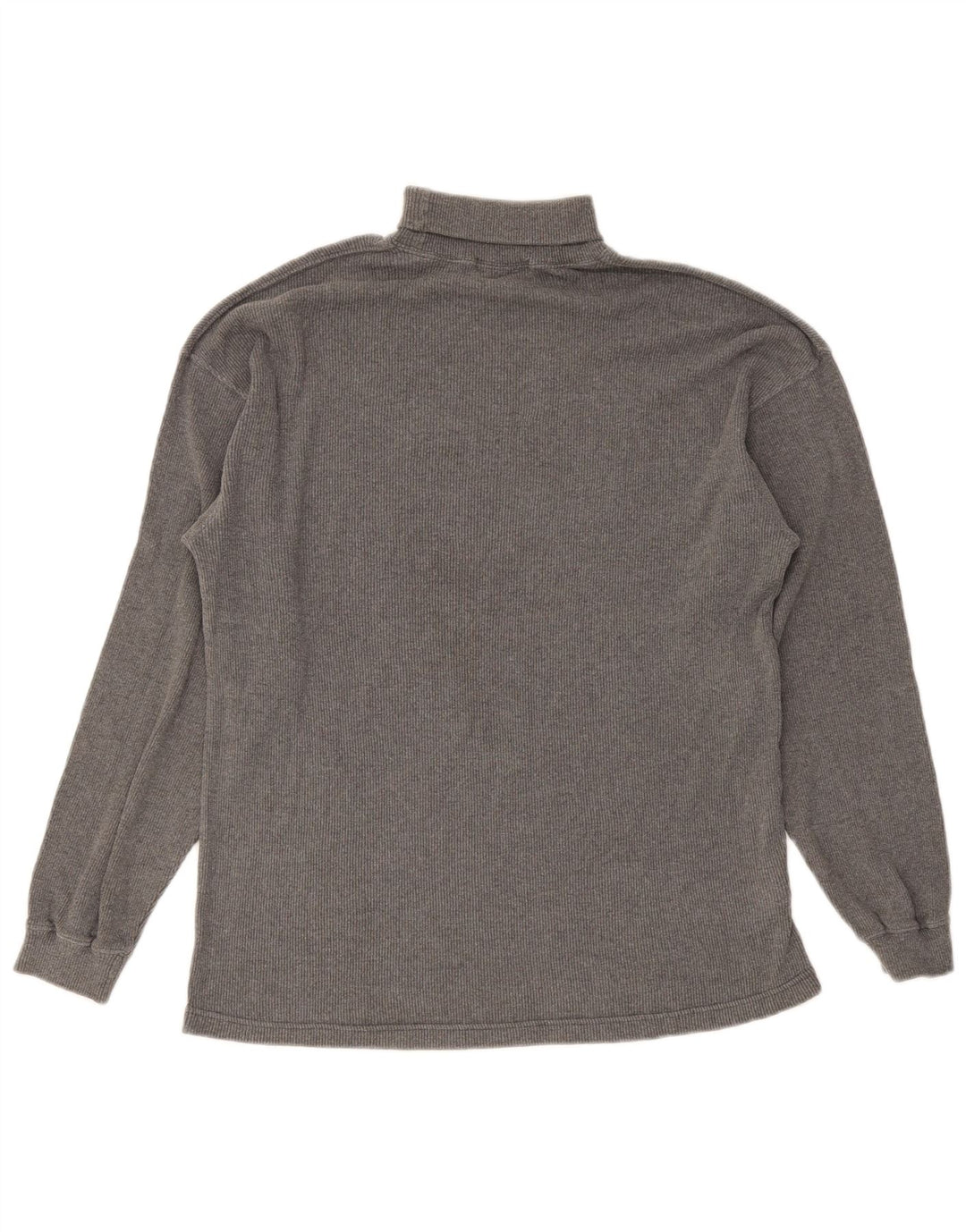 Marks & Spencer Herre Roll Neck Top Langærmet lille grå bomuld