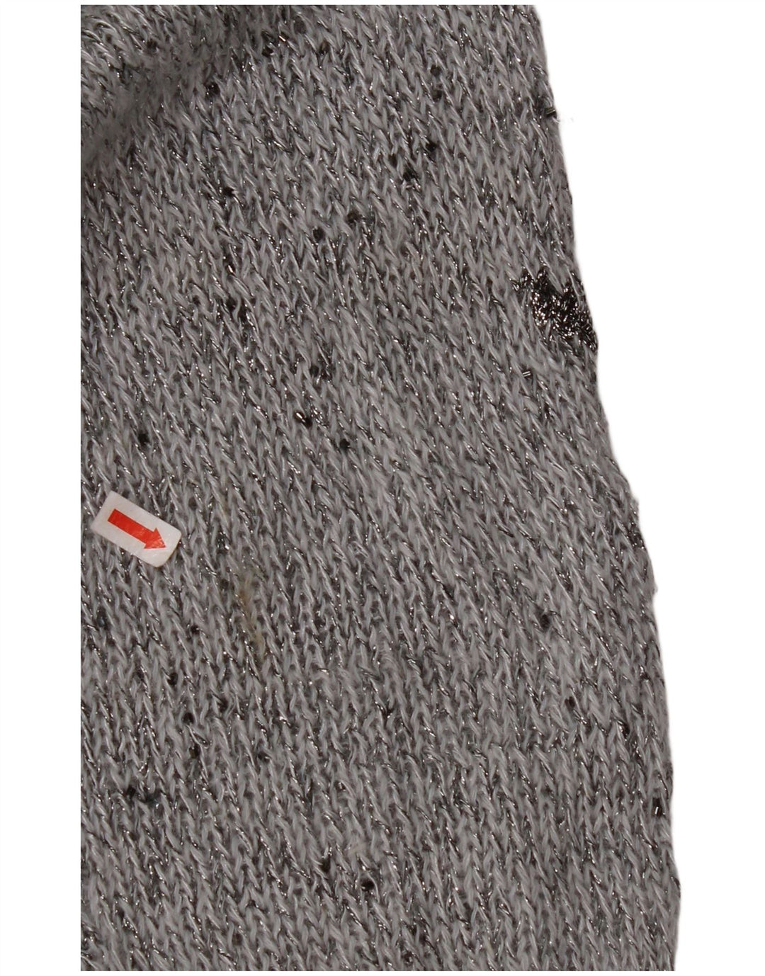 KRIZIA MAGLIA Dame sweater med rund hals DK 18 XL Grå Flecked Angora