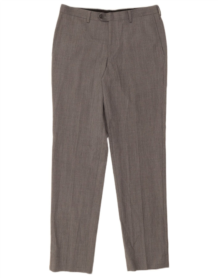 MICHAEL KORS Herre Slim Suit Bukser W30 L30 Grå Uld