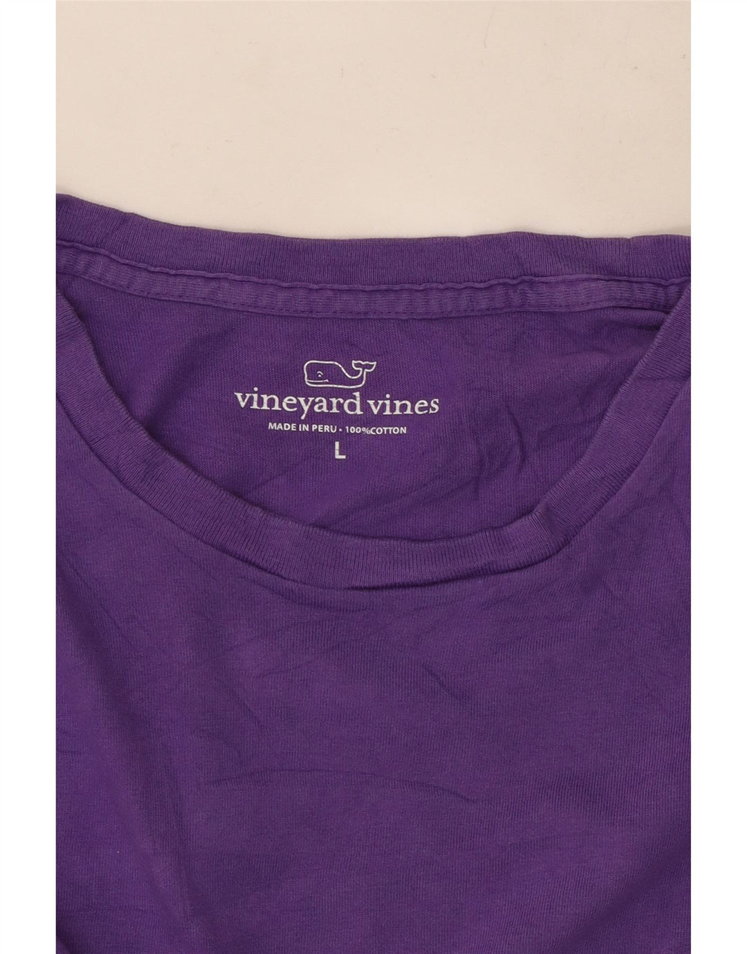 Vineyard Vines Herre Top Langærmet Stor Lilla Bomuld