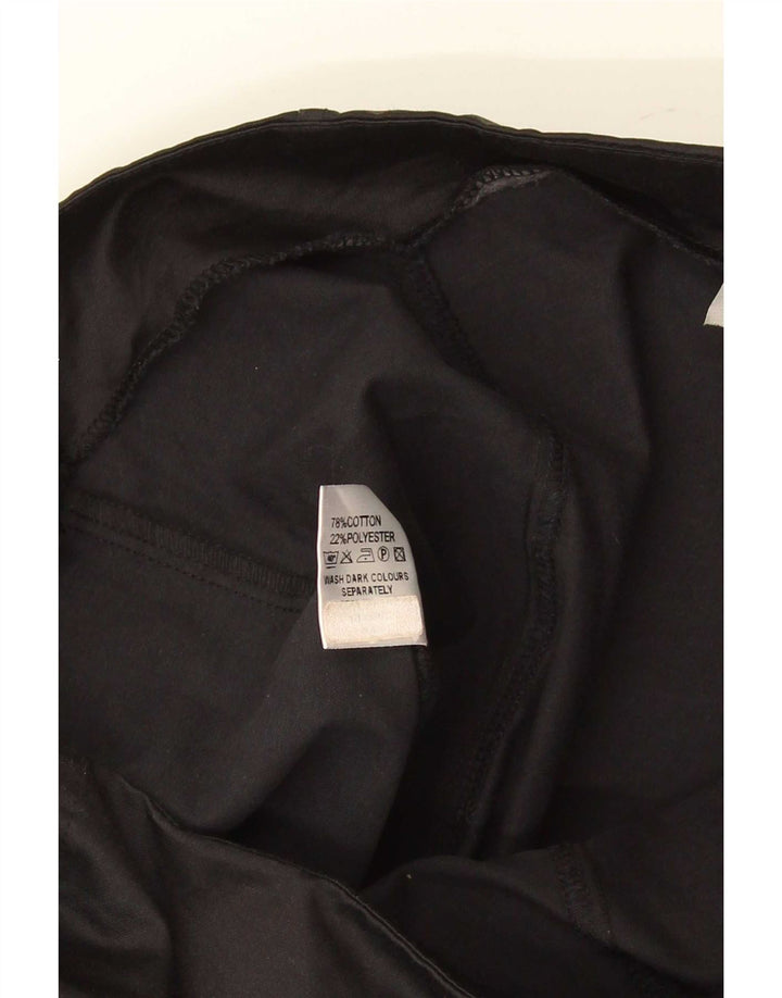 Oasis Womens Crop stropløs top UK 12 medium sort bomuld