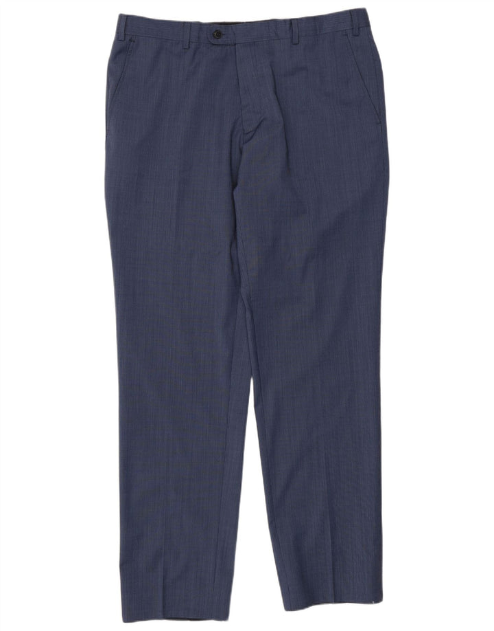 Engbers Herre Regular Fit Suit Bukser IT 54 2XL W38 L33 Blå Polyester
