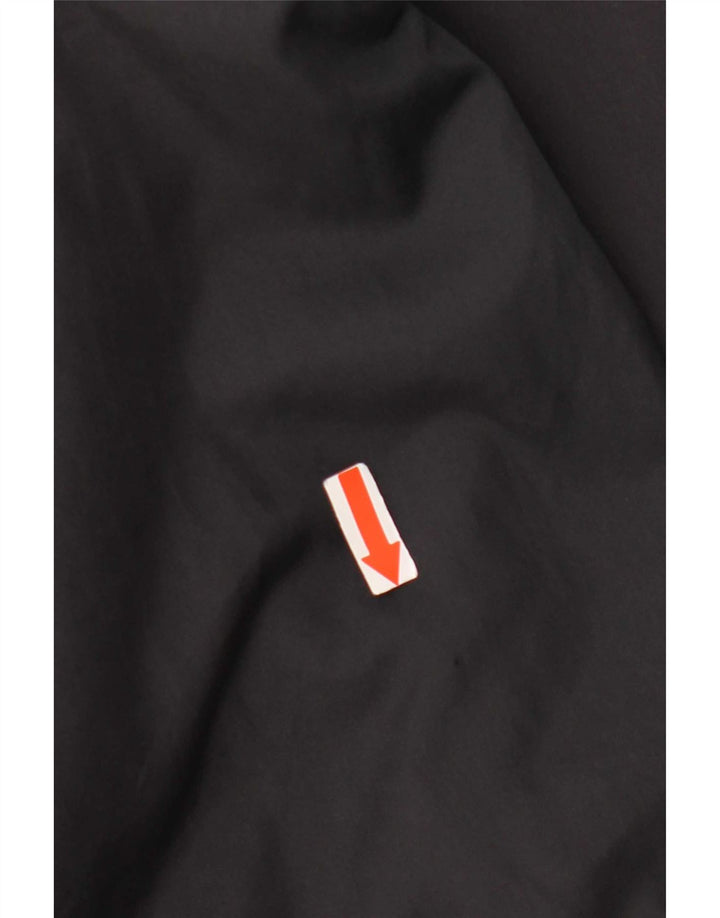Kappa Herre Hooded Windbreaker Jacket UK 36 Small Navy Blue Polyester