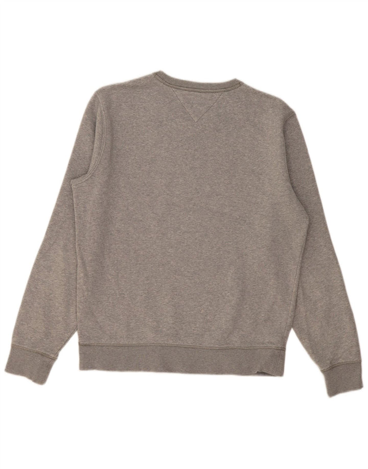 Tommy Hilfiger Herre Grafisk Sweatshirt Jumper Stor Grå Bomuld