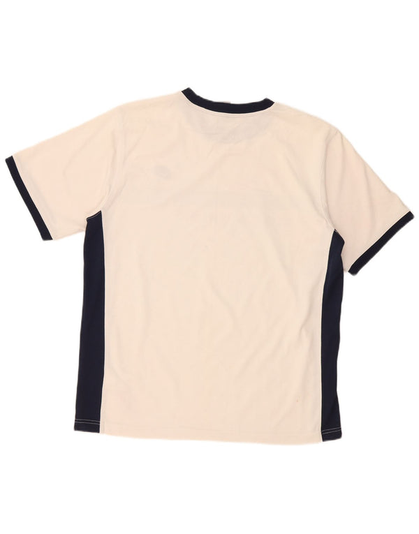 Nike T-shirt top til mænd UK 42/44 Stor hvid Colourblock Bomuld
