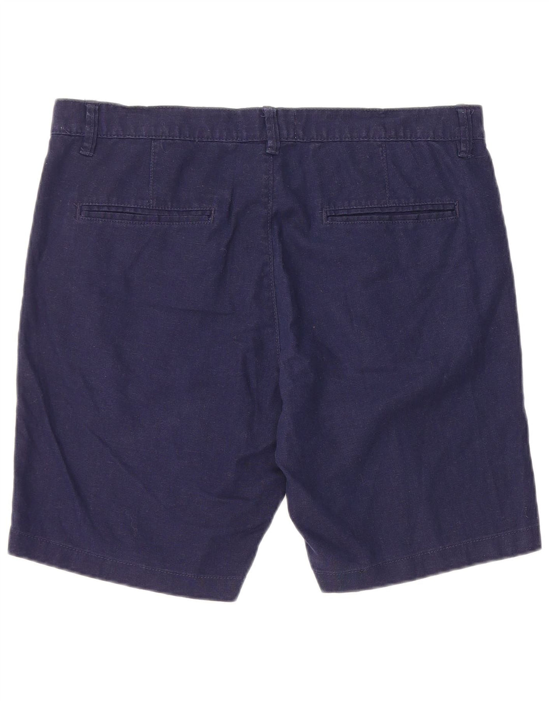 Vintage Chino Shorts til mænd IT 50 Large W36 Navy Blue Linen