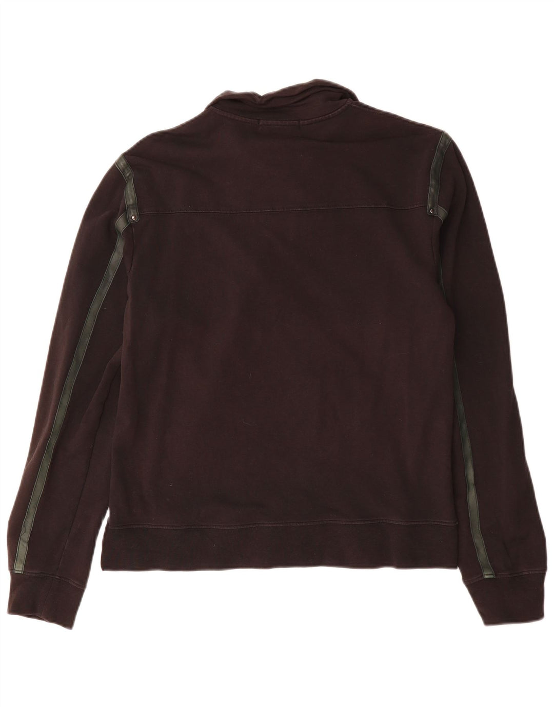 Trussardi Sweatshirt med lynlås til kvinder, stor sort bomuld