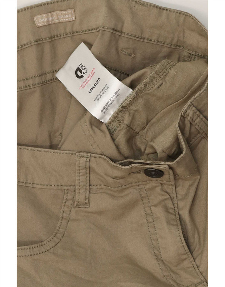 Dacks Casual Shorts til kvinder IT 44 Medium W32 Khaki Bomuld