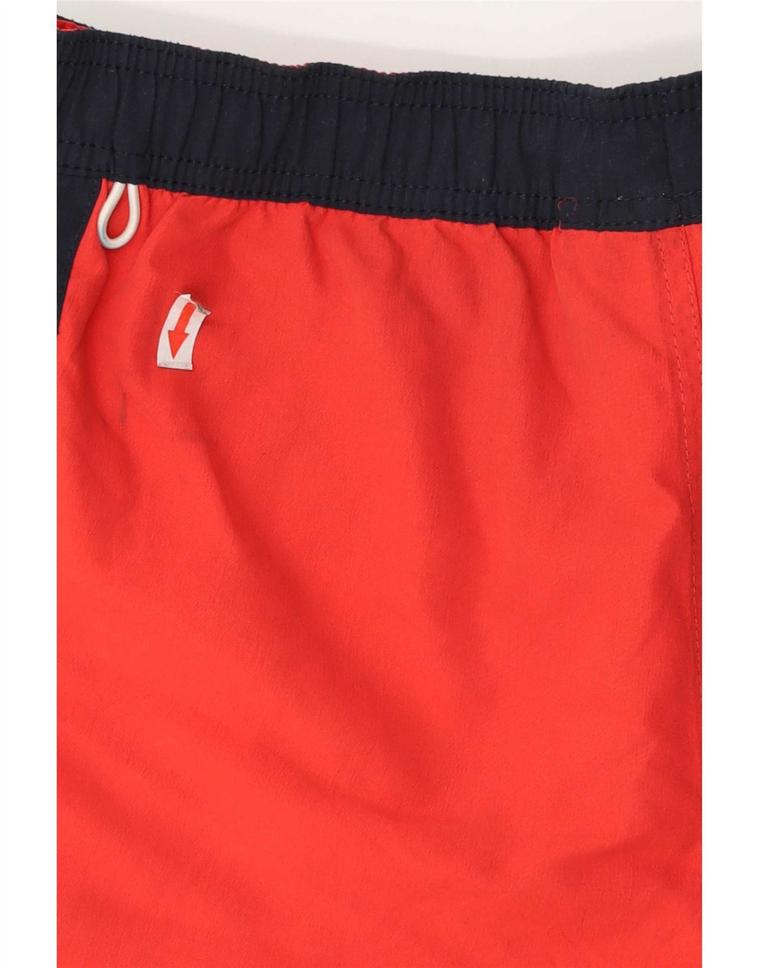 Jack & Jones Herre grafiske svømmeshorts Medium Rød Colourblock Polyester