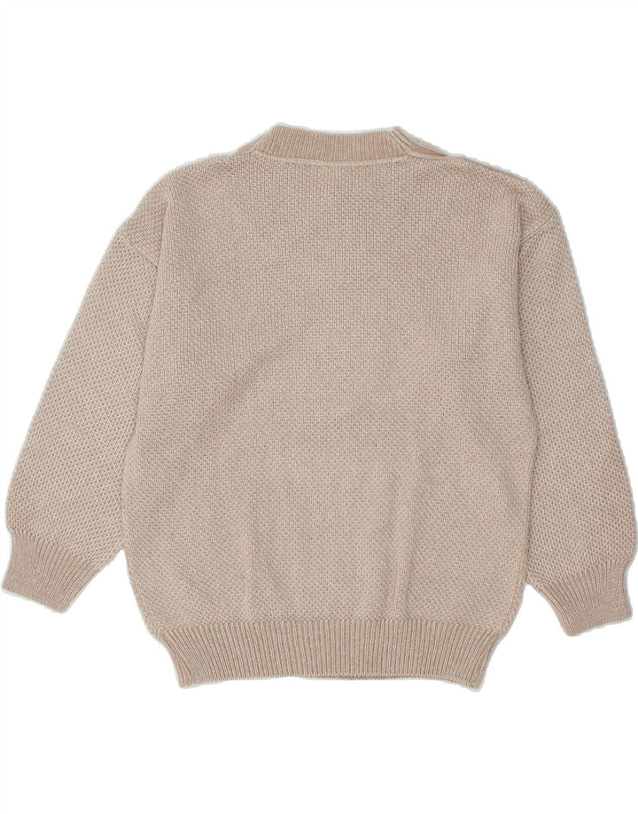 VINTAGE Womens Turtle Neck Jumper Sweater IT 46/48 Large Grey Vintage Vintage and Second-Hand Vintage from Messina Hembry 