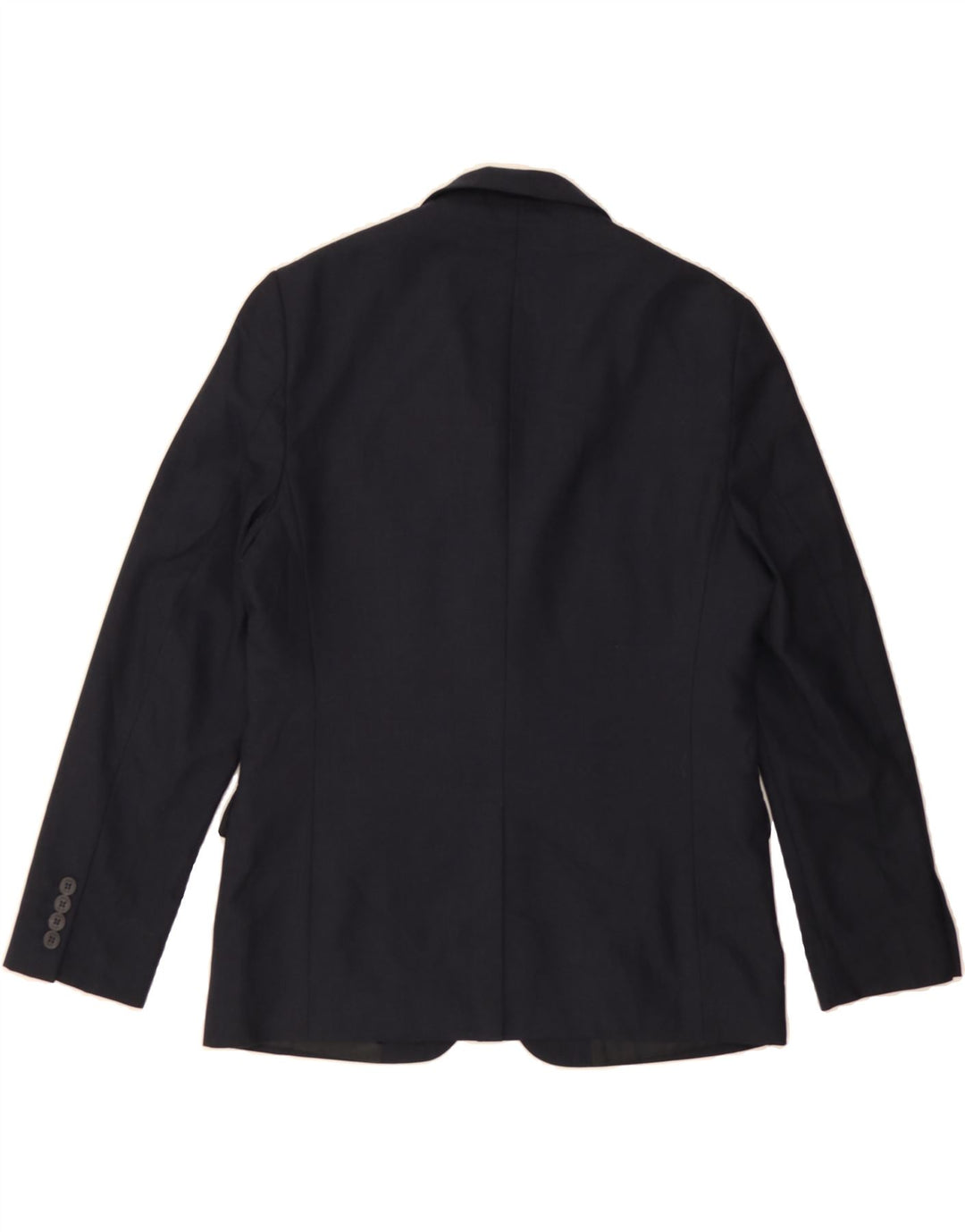 JAEGER Mens 2 Button Blazer Jacket UK 40 Large Navy Blue Vintage Jaeger and Second-Hand Jaeger from Messina Hembry 