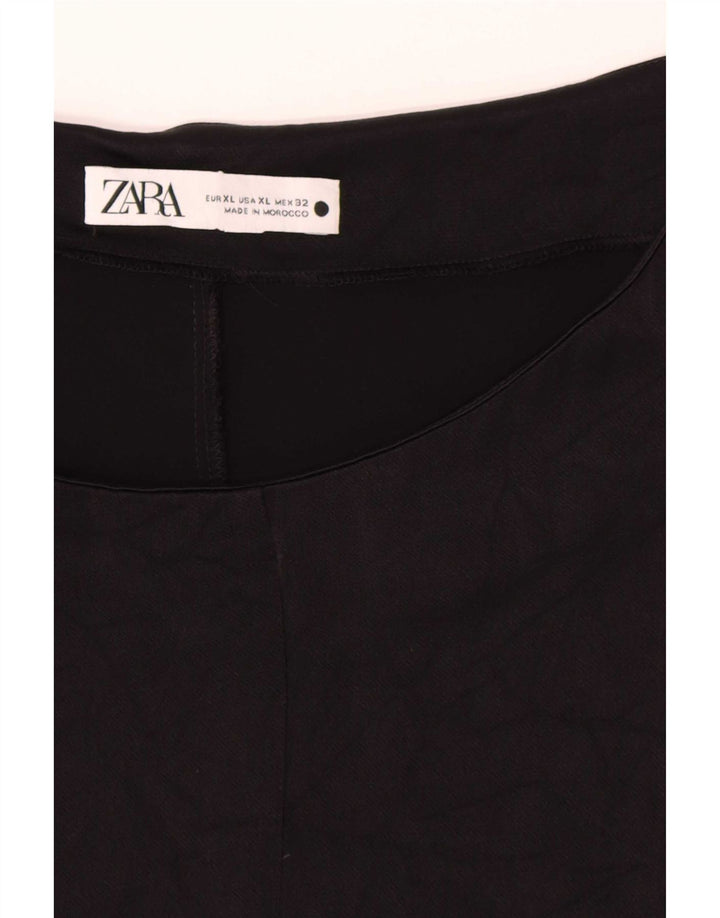 Zara Dame Oversized Top Langærmet UK 18 XL Sort