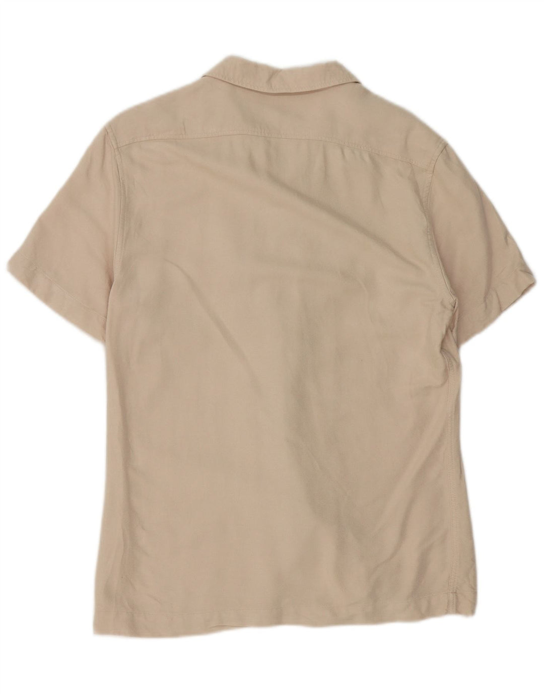 REISS kortærmet herreskjorte med normal pasform, lille beige