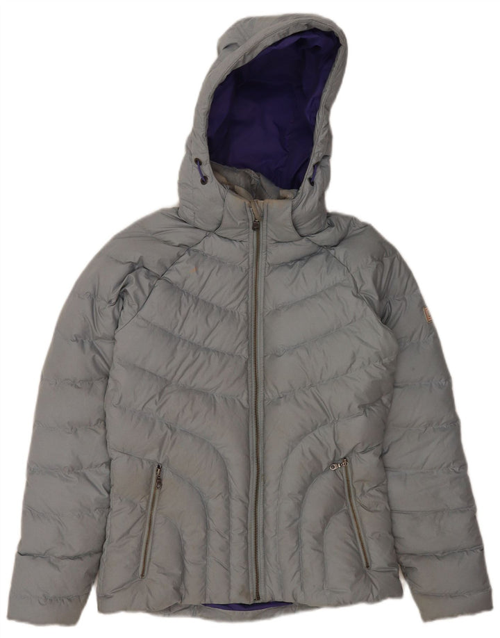 Berghaus polstret jakke til kvinder UK 8 Lille grå polyester
