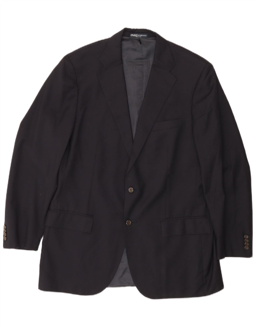 POLO RALPH LAUREN Herre 2-knaps blazerjakke UK 44 2XL Marineblå Uld