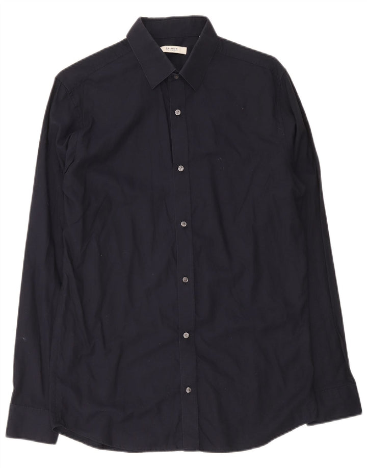 Jack & Jones Premium skjorte til mænd, medium marineblå bomuld