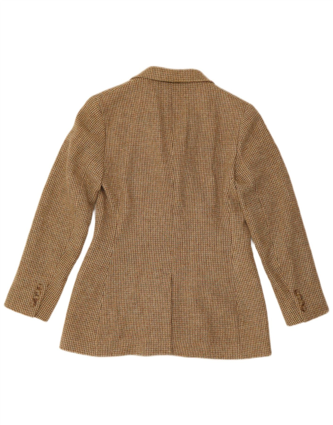 Ralph Lauren Dame 3-knaps blazerjakke US 10 Stor brun ternet