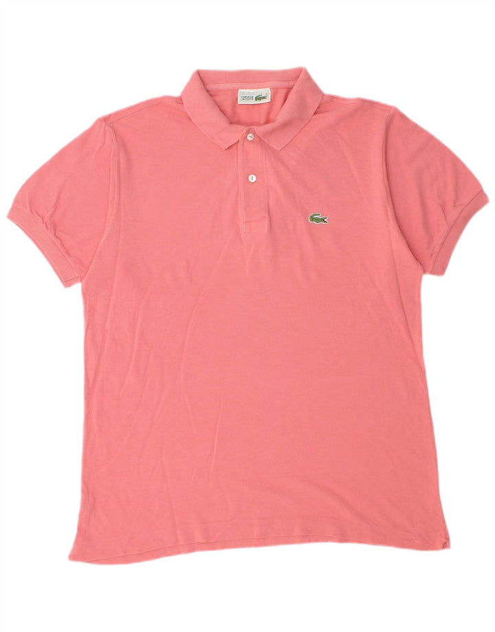 Lacoste herre poloshirt størrelse 4 Medium Pink bomuld